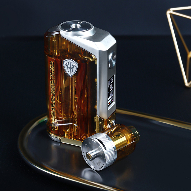 Rincoe Jellybox 228w Kutu Mod Kitleri Çift 18650 Piller 4.8ml Alt Ohm Tankı