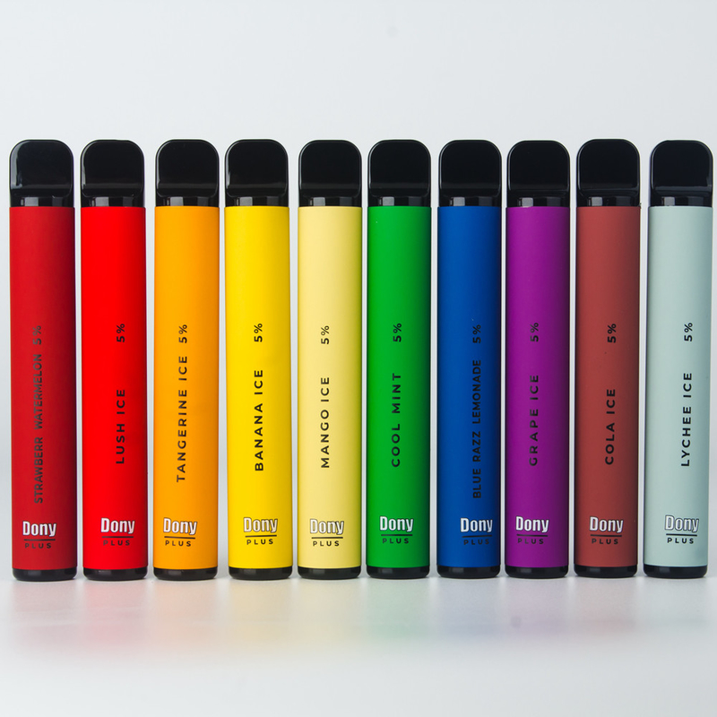 Dony ECO Plus 800puffs 3.2ml Tek Kullanımlık Özel Buharlı Sigaralar 550mAh Pil 15 Tatlandırıcı