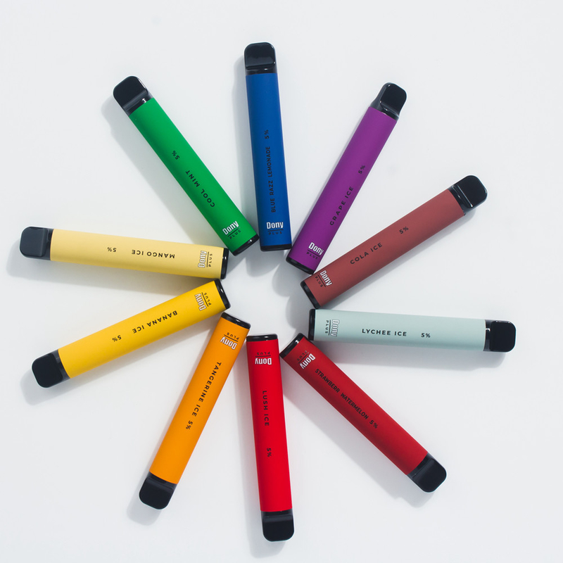 Dony ECO Plus 800puffs 3.2ml Tek Kullanımlık Özel Buharlı Sigaralar 550mAh Pil 15 Tatlandırıcı