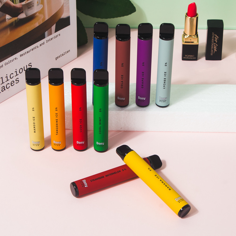Dony ECO Plus 800puffs 3.2ml Tek Kullanımlık Özel Buharlı Sigaralar 550mAh Pil 15 Tatlandırıcı