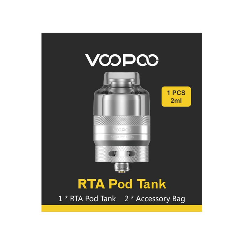 26 x 46.5 mm Voopoo Rta Pod Tankı 2ml 510 İplik Pnp Tanklarının Değiştirilmesi