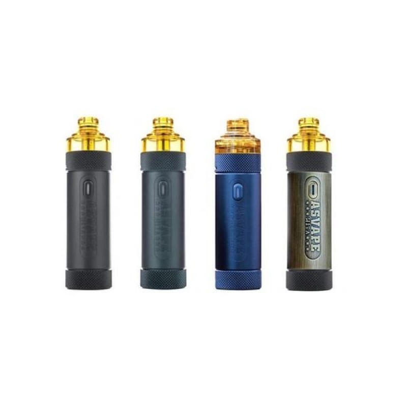Asvape Hita 30w 1000mah Pod Sistemi Başlangıç ​​Kitleri Karbon Siyahı Mech Rba Pod Kiti