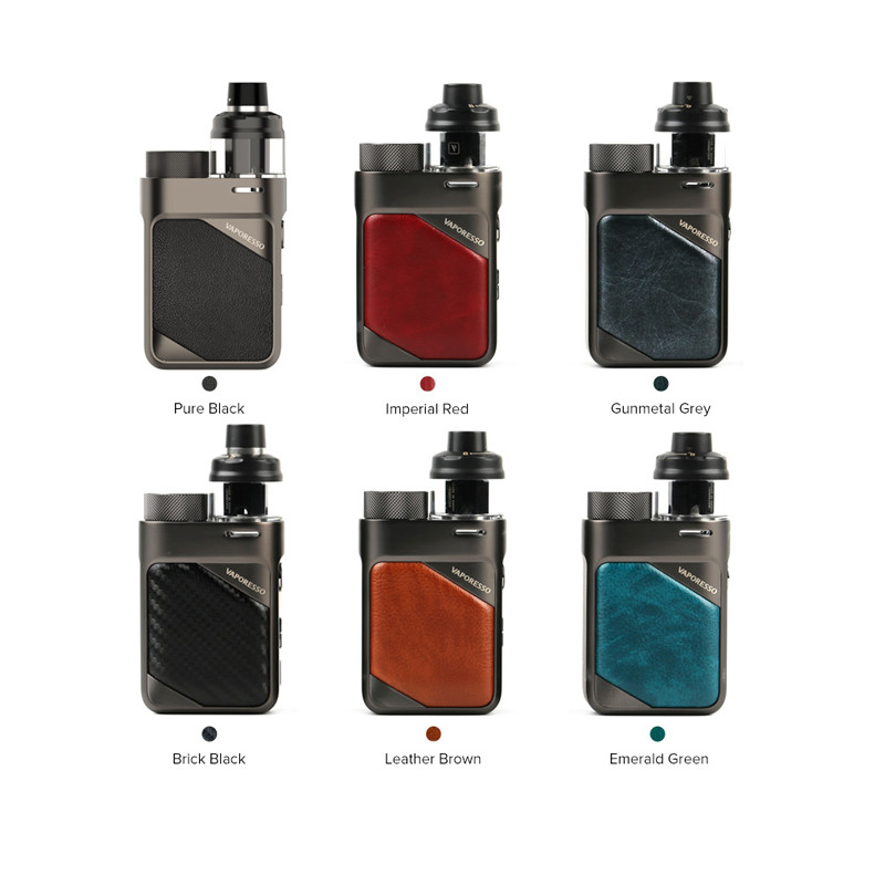 Box Mod E Sigara Cihazları Vaporesso Swag Px80 Pod Mod Kit Tekli 18650 Pil Gtx 0.2 0.3 Bobin