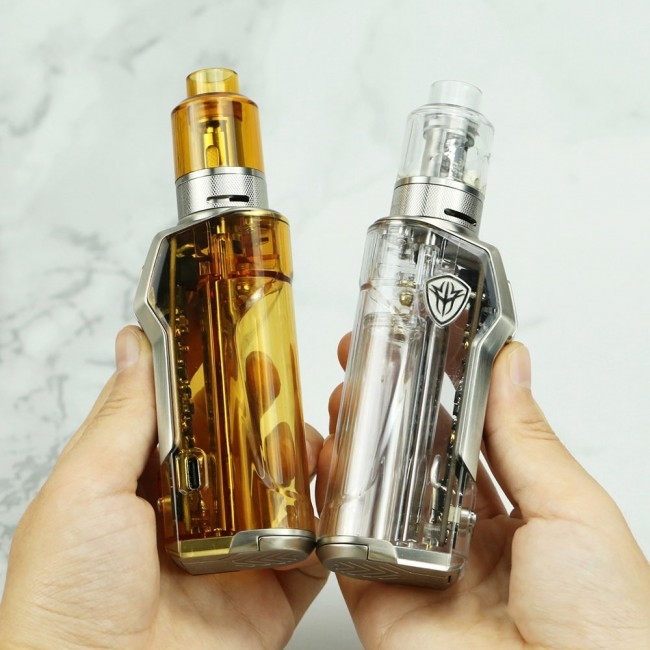 Vape Pod Cihazı Rincoe Jellybox Mini 80w 4.8ml Alt Ohm Tankı Tek 21700 18650 Pil