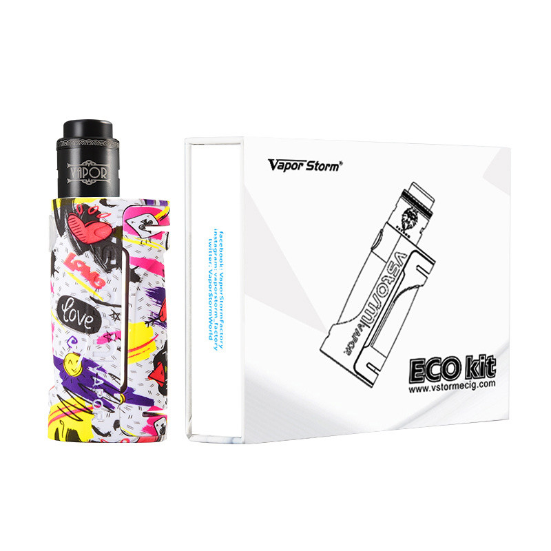 Abs Plastik 18650 Pil Vape Kutusu Mod Kitleri 90W / Buhar Fırtınası Eko Rda Kiti