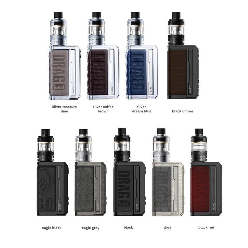 Voopoo Drag 3 Tpp X Box Mod Kiti 5.5ml Tpp Dm Bobinleri Çift 18650 Pil
