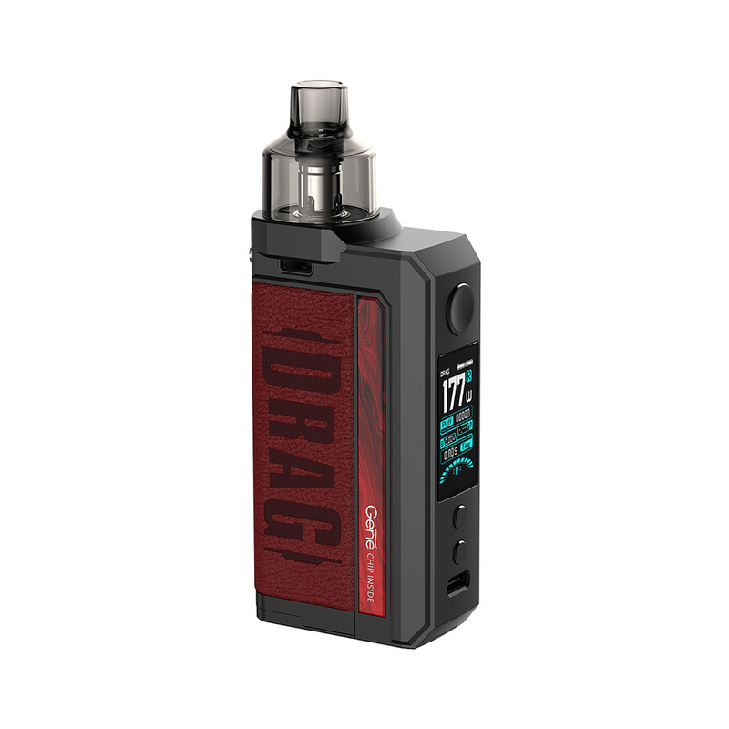 Çift 18650 Pod Mod 177w Kutu Mod Kitleri Pnp Bobinleri Voopoo Sürükle Max Vape