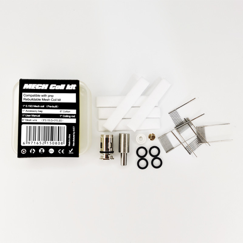6 1 Voopoo Mesh Bobin Kiti Vape Bobin Yedek Aksesuar Çantası 28g
