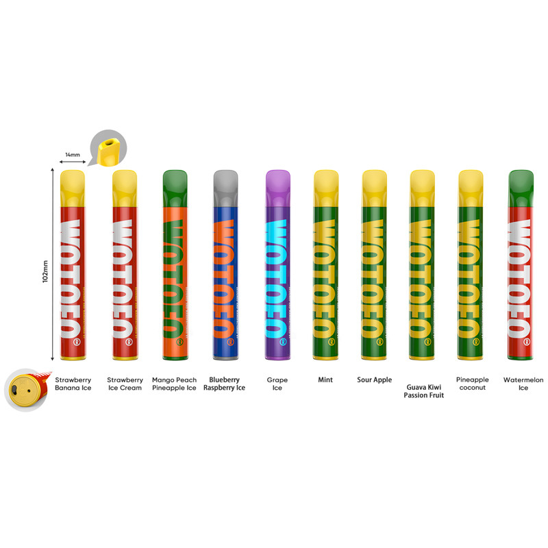 Tek Kullanımlık Pod Vapes Wotofo Mini+ 800 Puffs 2.8ml 500mah Pil Elektronik Buharlaştırıcı Kalem
