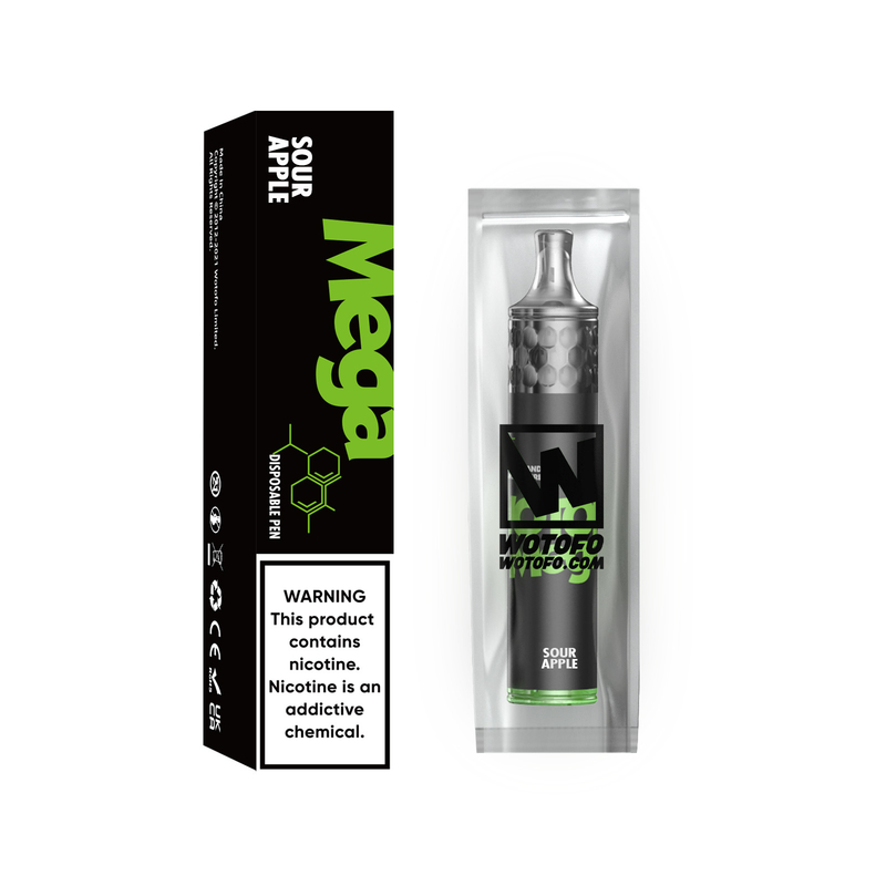 Wotofo Mega Tek Kullanımlık Pod Vapes Kiti 1500 Puffs 980ma 5ml E Sıvı 1.6ohm Tel