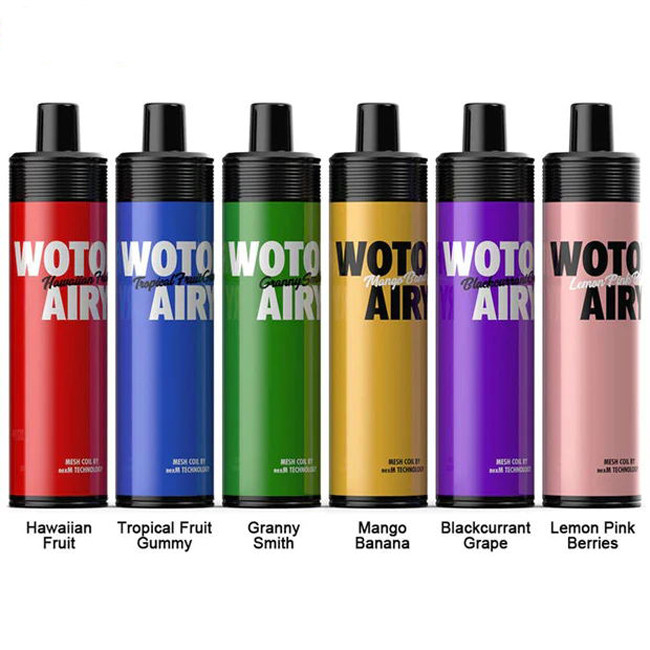 Şarj Edilebilir 1000 Puf Tek Kullanımlık Vape Pod Cihaz Kiti Wotofo Havadar Taşınabilir Pod Vape