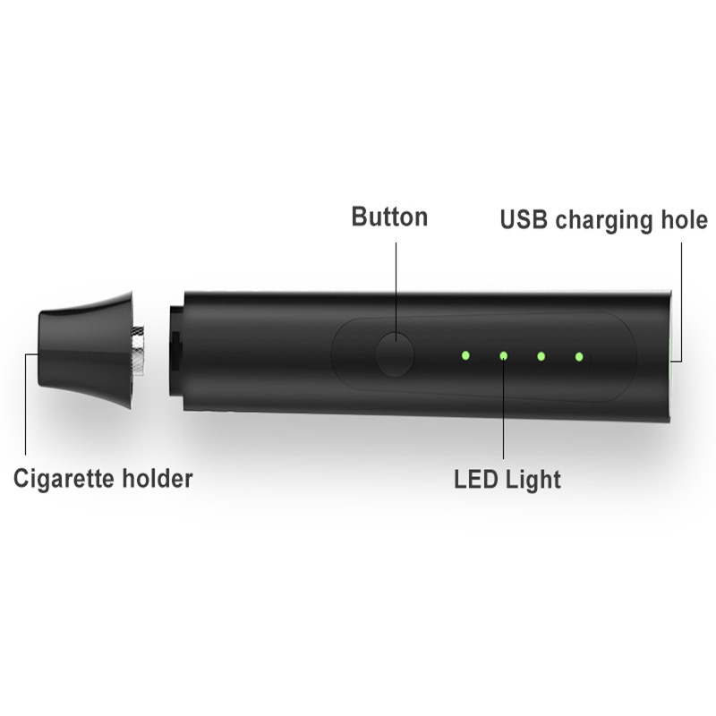 Hediye Kutusu Kuru Ot Buharlaştırıcı Hugo Buhar Delta Kurutma Buharlaştırıcı Kiti 2200mah