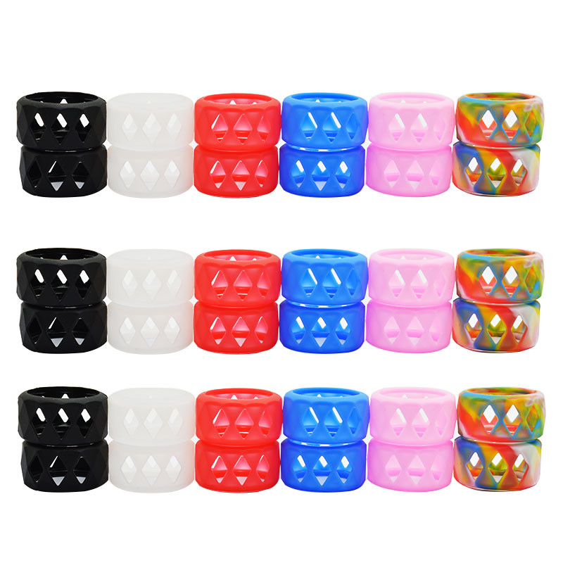Gıda Sınıfı Vape Silikon Halka / Silikon Lastik Bantlar Renkli 25mm Ecigarette