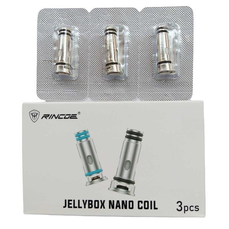Rincoe Jellybox SE / Nano X / Air X Kiti 1.0Ω / 0.5Ω için Lelote Jellybox Nano Yedek Bobin