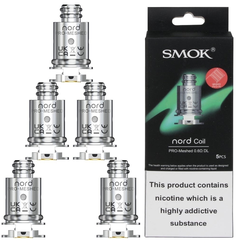 DL / MTL için Smok Nord Pro Bobin 5 adet Vape Bobin Değiştirme Mesh Bobin