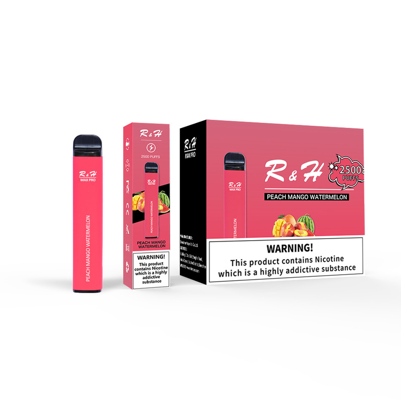 Tek Kullanımlık Pod Vapes Max Pro 8ml 950mah 2500 Puffs 1.3ohm Mesh Bobin Tek Kullanımlık Kit