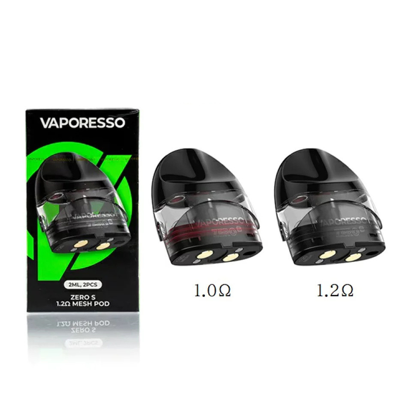 Vaporesso Zero S Kartuş 2ml 1.2ohm Üst Dolum MTL Vaping Boş Pod Kartuşları