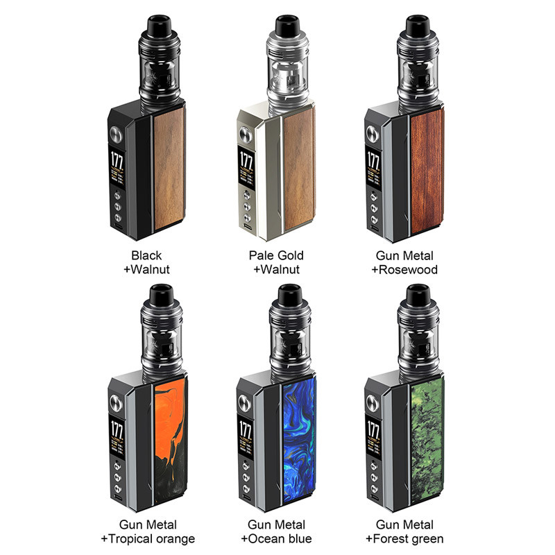 Voopoo Drag 4 Kit 177w 4ml 5.5ml Tüm Pnp Bobinleri için Uforce-L Tank Çift 18650 Pil Kutusu Kits
